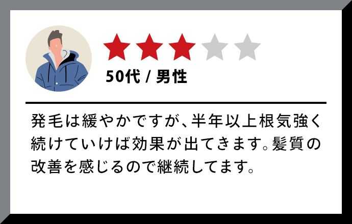 ★★★|50代・男性