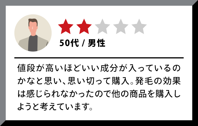 ★★|50代・男性
